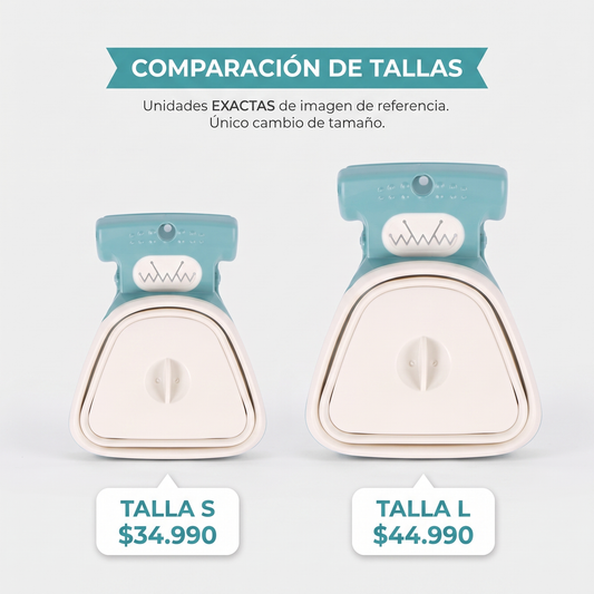 Recogedor de Excrementos para Perro Sin Contacto + 1 Rollo de Bolsas Biodegradables